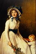 Portrait of Madame Seriziat and her son Jacques-Louis David